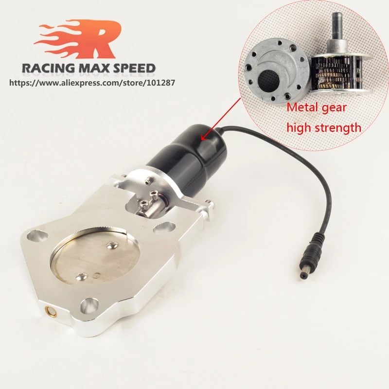 Exhaust Pipe Valve Kit Universal 2.5 inch 3.0 inch Exhaust Stainless Steel Headers Electric Exhaust Cutout Cut Out Valve Kit With Manually Switch