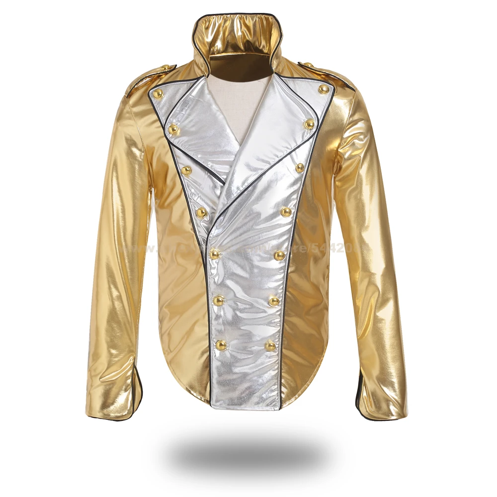 Mj Michael Jackson Coat History Golden Jacket Costume For Cosplay