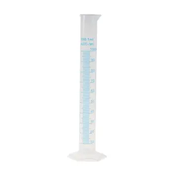 

Measuring Cylinder Laboratory Test Graduated Liquid Trial Tube Jar Tool New