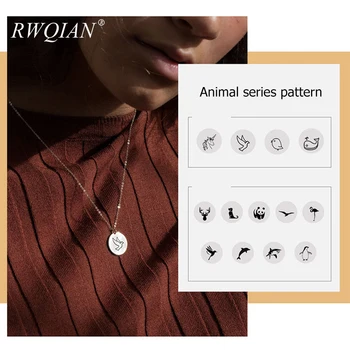 

Natural Animal Series Necklace Custom Pattern Necklaces 18K Gold Stainless Steel Pendants Choker For Women's Jewellery Mom Gifts