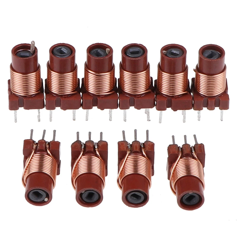 12T 0.6uh-1.7uh Adjustable High-Frequency Ferrite Core Inductor 10pcs power inductor fixed inductor smd inductor
