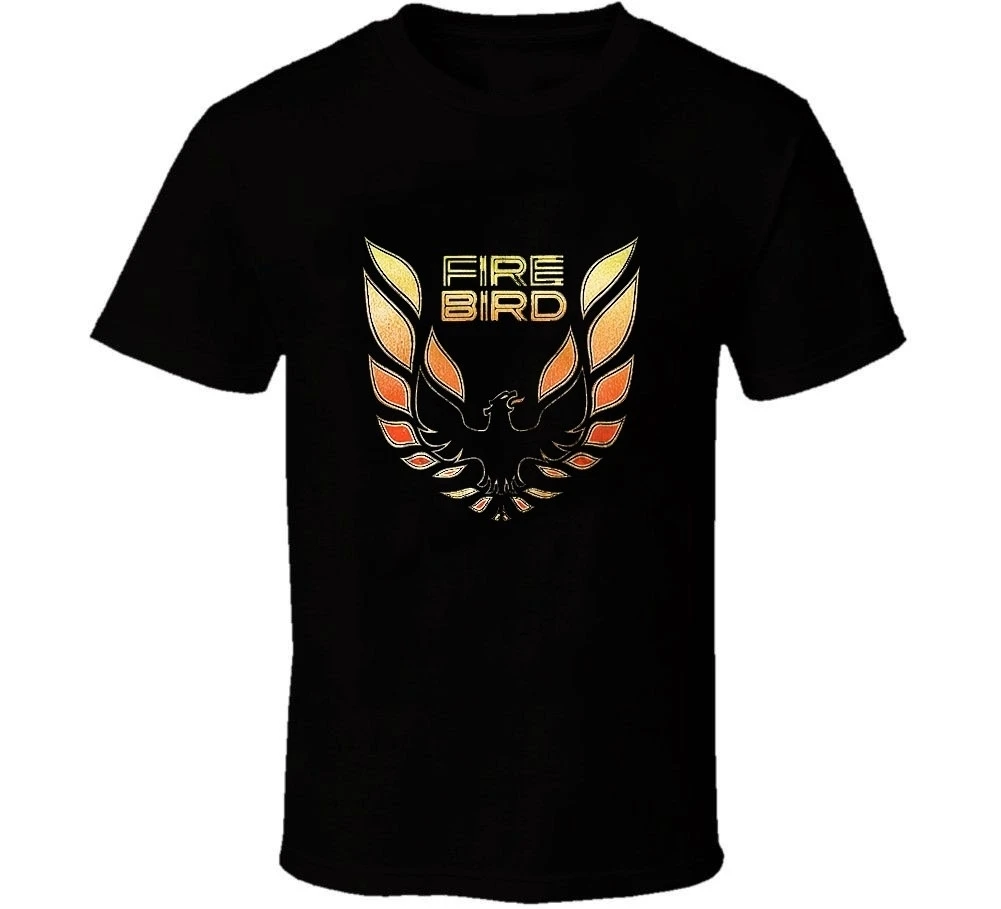 Fashion General Motors Classic Pontiac Firebird Logo Mens Graphic T Shirt | Мужская одежда