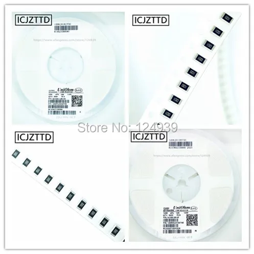 RF1206 1206 F 1% 1/4W SMD 3216 3 2*1 6 мм 0R 1R 1.1R 1.2R 1.3R 1.5R 1.6R 1.8R 2R 2.2R 2.4R 2.7R 3R 3.3R 3.6R 3.9R 4.3R 4.7R 5.1R |