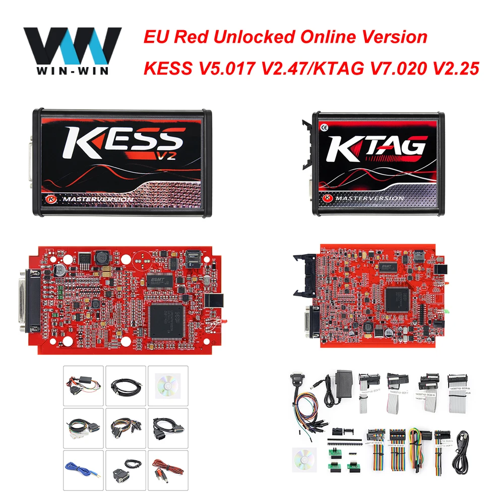 ЕС красный pcb KESS V2 мастер V5.017 V2.47 разблокирована программатор системного блока управления V2.25 KTAG V7.020 V2.23 программатор BDM 100 BDM100 obd2 сканер