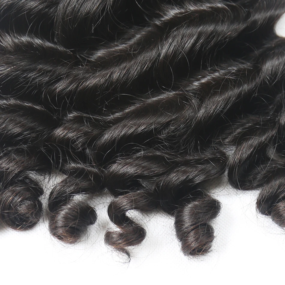 8-30 дюймов бразильские вплетаемые волнистые человеческие волосы 3 4 пряди с фронтальной шнуровкой remy волосы с двойным нарисованным средним рационом