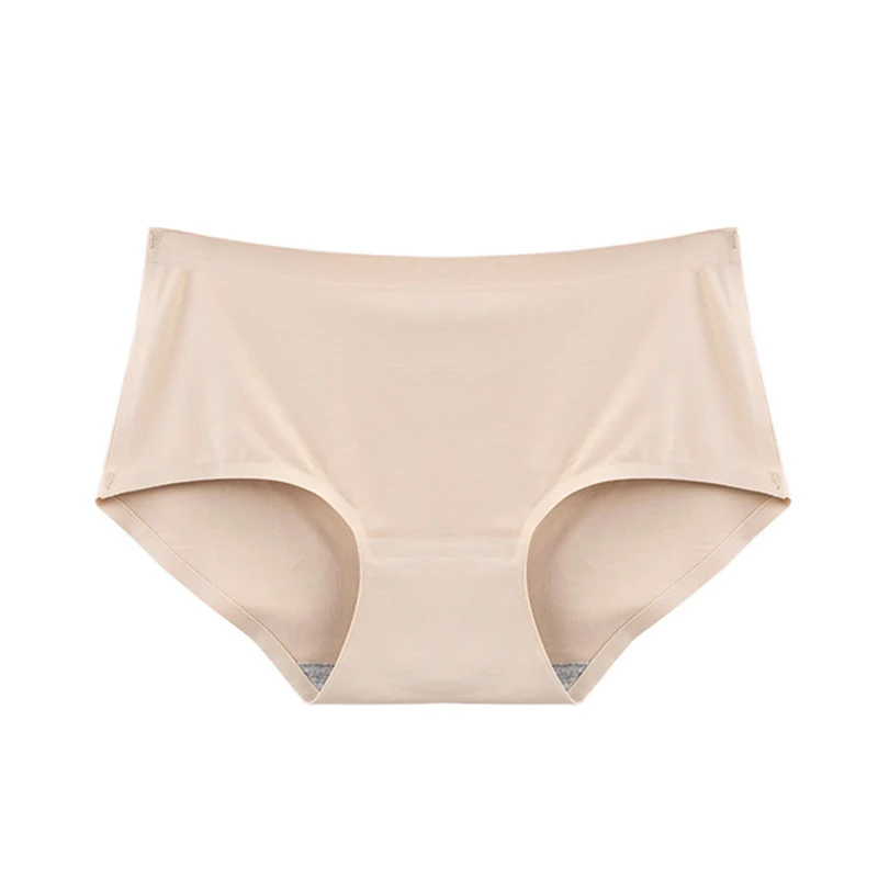 Nude 4XL женские сексуальные бесшовные трусики, дышащие трусики, полые трусы размера плюс, дамское нижнее белье, фабричная, OEM дизайн - Цвет: Nude