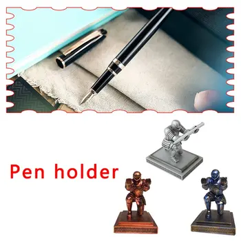 

Executor Knight Pen Holder Office Accessories Organizer Soldier Figurine Pencil Holder Office Desk Organizer