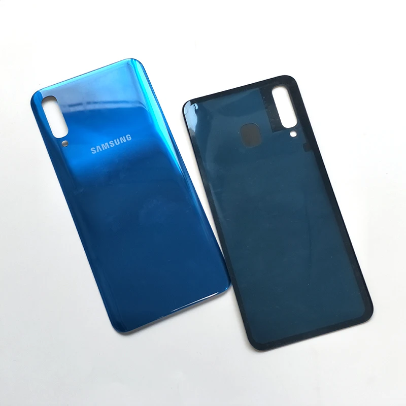 Чехол на заднюю панель для samsung Galaxy A50 A505F, чехол на батарейку, чехол на заднюю дверь, Сменный Чехол для ремонта A50, наклейка