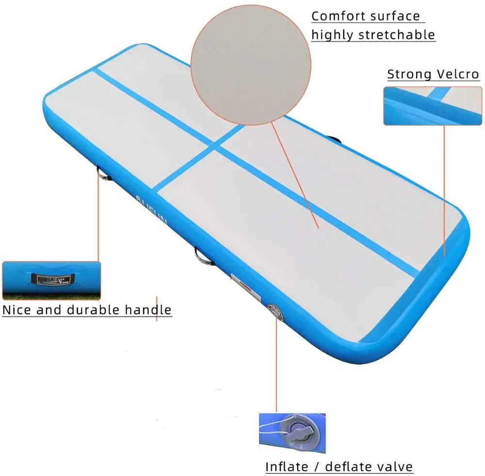 Надувная гимнастическая воздушная дорожка коврик для йоги пол Черлидинга