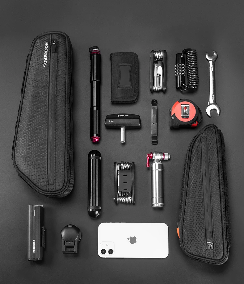 Description Picture 6 of itemROCKBROS Bicycle Bag MTB Road Multi Front Bag Frame Bag Triangle Bike Bag Tail Bag Set Daily Large Waterproof Cycling Panniers