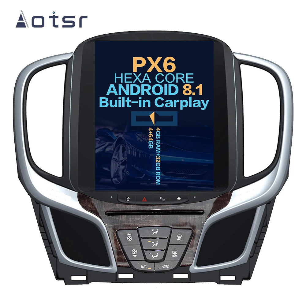 Cheap Aotsr Tesla 10.4“  Vertical screen Android 8.1 Car DVD Multimedia player GPS Navigation For BUICK Lacrosse 2013-2015 carplay 0