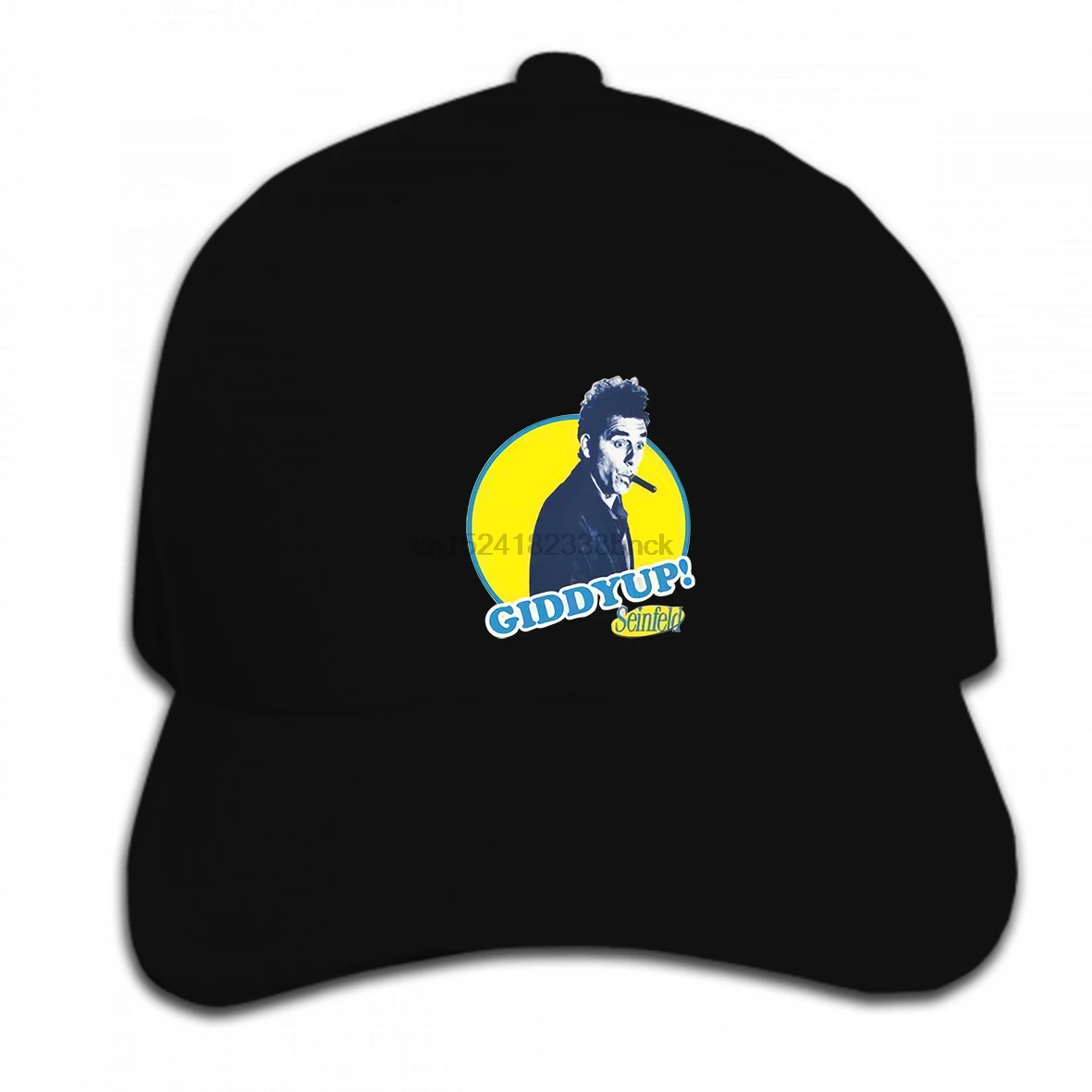 

Print Custom Baseball Cap Hip Hop SEINFELD KRAMER GIDDYUP! KRAMER JERRY ELAINE GEORGE COLLECTIBLE Hat Peaked cap