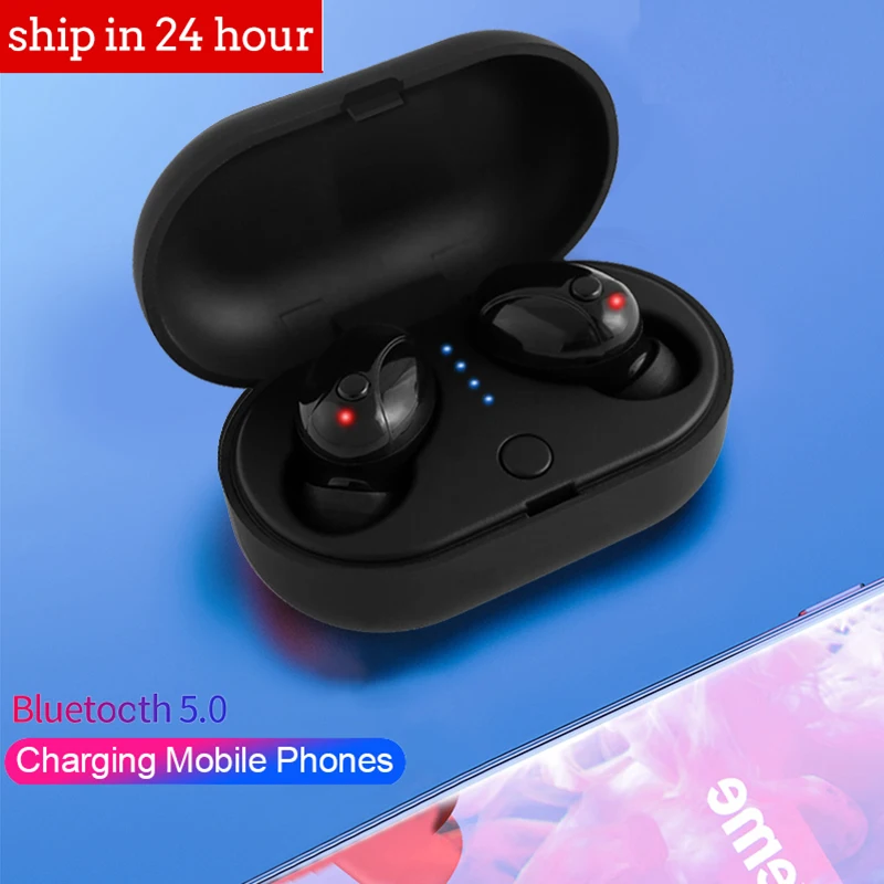 3D стерео звук Bluetooth V5.0 наушники портативный TWS беспроводной сенсорный наушник с