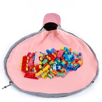 

Children's Toys Quick Cleaning Storage Bag Outdoor Baby Toy Cushion Drawstring Pocket Storage Bucket Organizer Bag