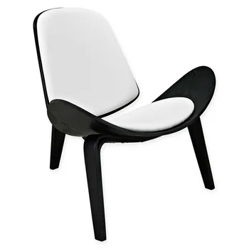 Hans Wegner Style Three-Legged Shell Chair 1