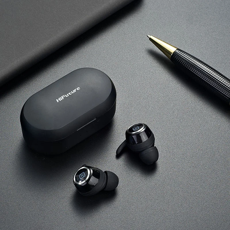 Новые поступления HiFuture настоящие беспроводные наушники Bluetooth 5,0 V воспроизведение и Быстрая зарядка сопряжение шумоподавление Hi-Fi стерео звук