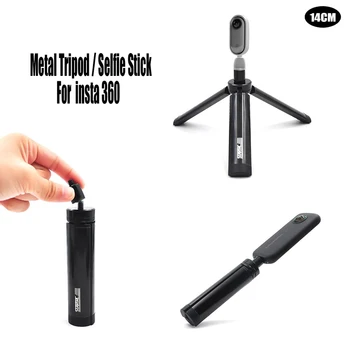 

nsta360 Metal Tripod / Selfie Stick 14CM Handheld Tripod For Insta360 ONE/ONE X For Insta360 Go For Insta360 EVO