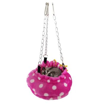 

Pet Hammock Hamster Hanging Toy Snuggle Hut for Squirrel, Chinchilla, Guinea, Pig, Rat, Mice