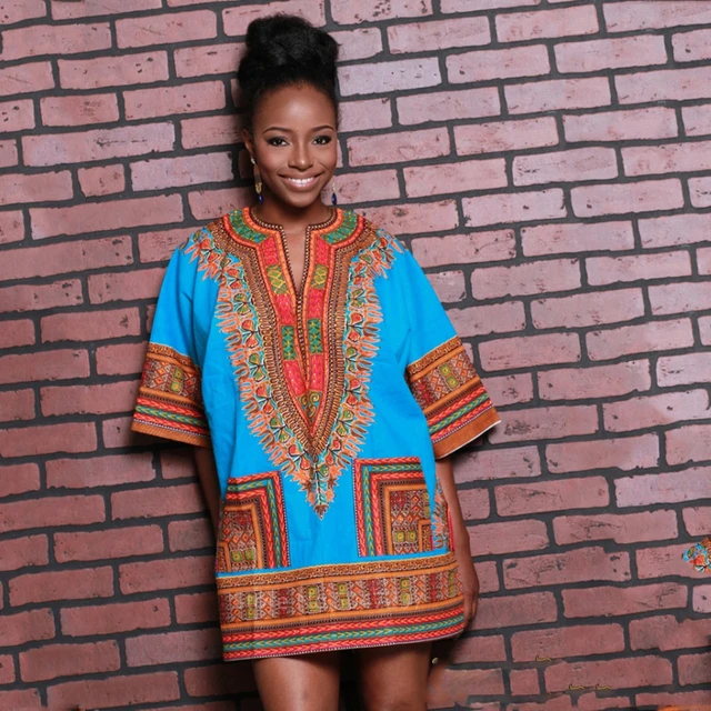 Nkim Dashiki Party Gown Top - Image 3