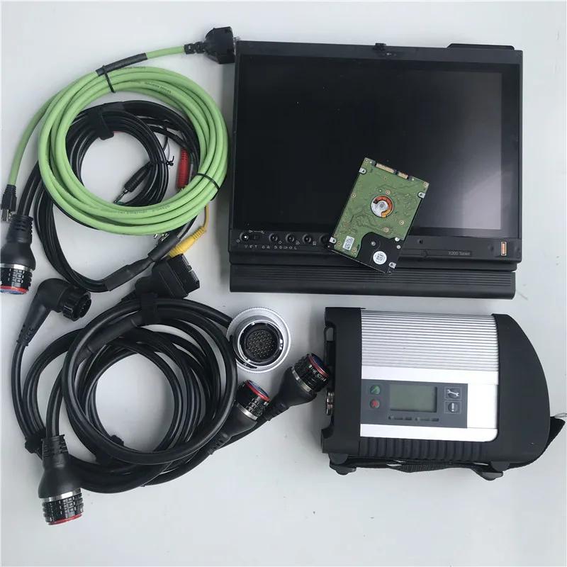 MB Star C4 Sd мультиплексор c4 с X200T 320GB HDD,12 V X/Vediam/DAS/DTS/EPCFor автоматический диагностический инструмент new star c4