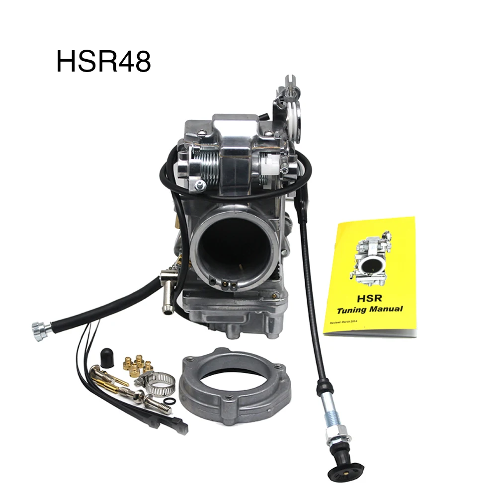 HSR48 ZSDTRP HSR42/45/48 производительность насосная станция карбюратор арматура карбюратора или Mikuni для Harley Evo ЭВОЛЮЦИЯ Twin Cam - Цвет: HSR48