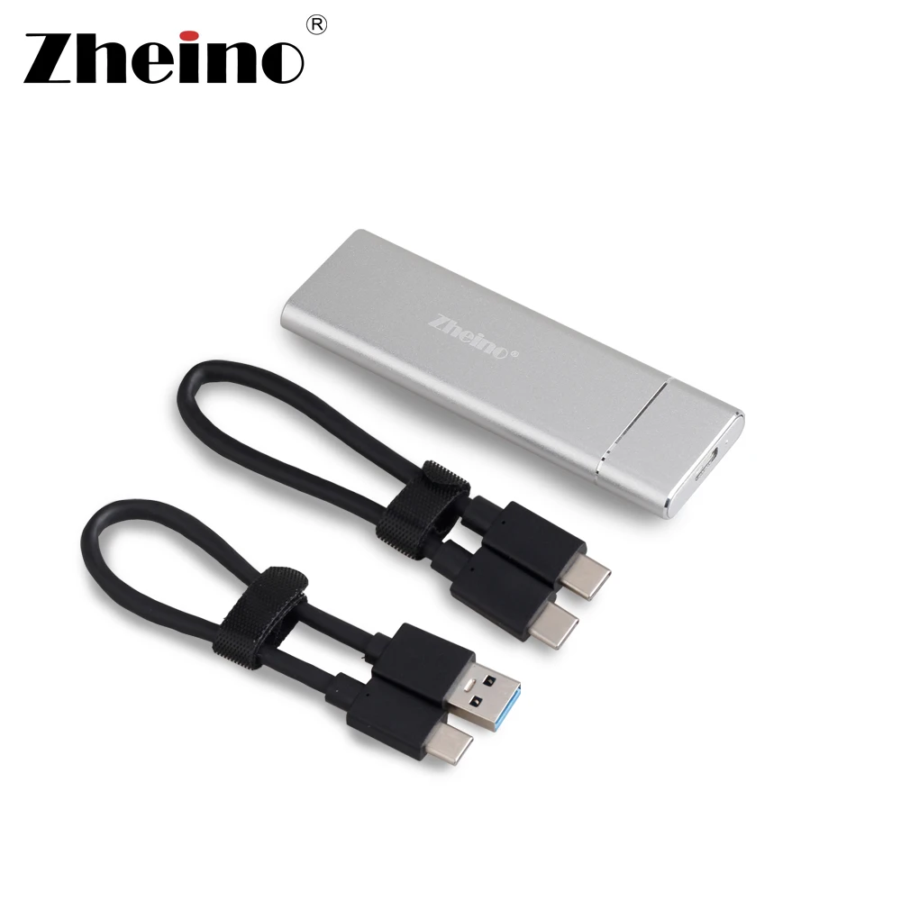 Zheino мини внешний SSD M.2 2280 128 ГБ 256 ГБ 512 Гб Тип C портативный SSD Внешний USB3.0 жесткий диск с 2 кабелями для ПК или телефона