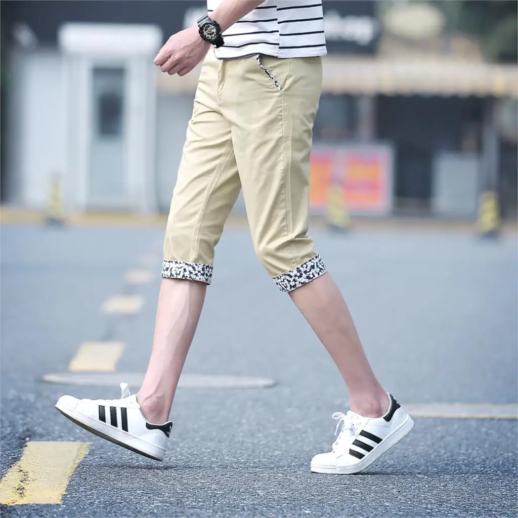 Красивые мужские бермуды, пять новых штанов, жаккардовые повседневные штаны с принтом, модная Простая мужская одежда, спортивные штаны для бега