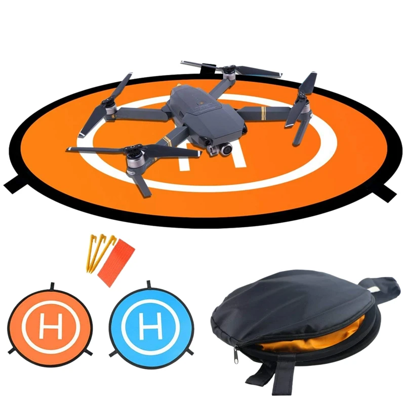 

30 inch Outdoor Drone Apron Universal Portable Folding Aircraft Coordinate Version Remote Control Aircraft Landing Pad Waterpr#8