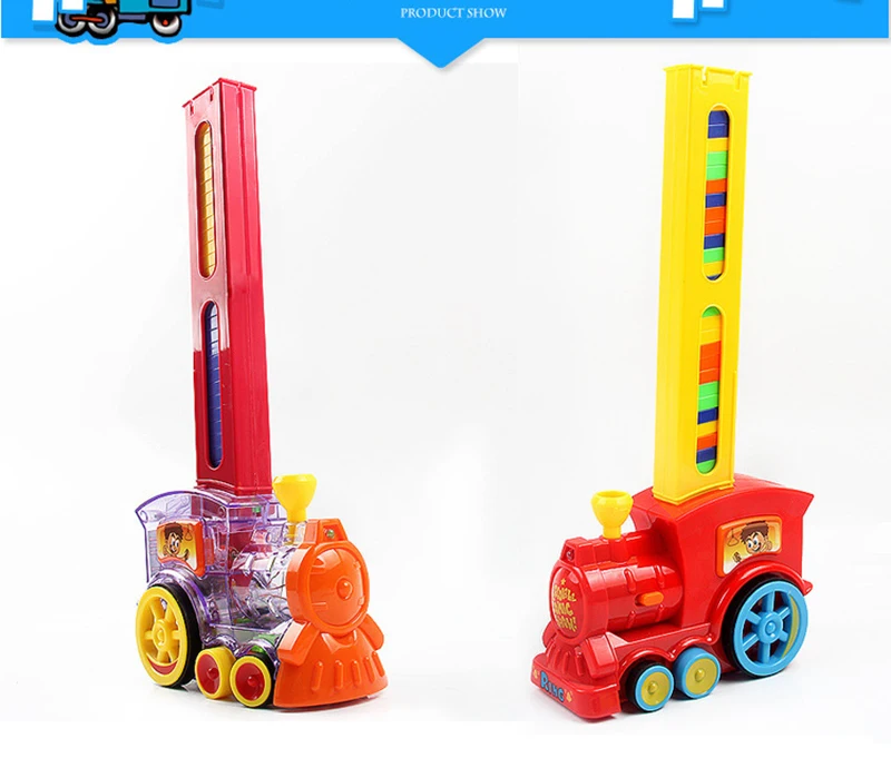 Put Up The Domino игровая игрушка набор автоматическое размещение Domino поезд автомобиль со светом Звук развивающие строительные блоки DIY игрушка
