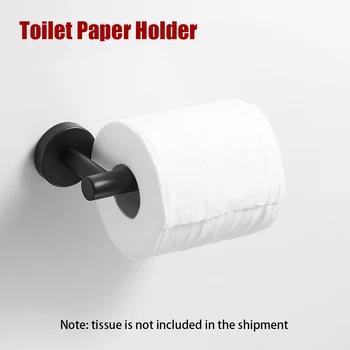 

Polished Toilet Paper Holder Rustproof Half Open Stainless Steel Bathroom Washroom Easy Install Accessory Wall Mounted Dispenser