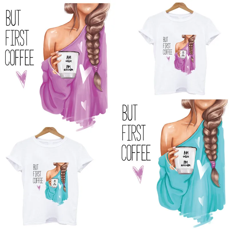 

applique thermo stickers on clothes But first coffee patches stripes heat-sensitive iron on transfers for clothing flower toppe