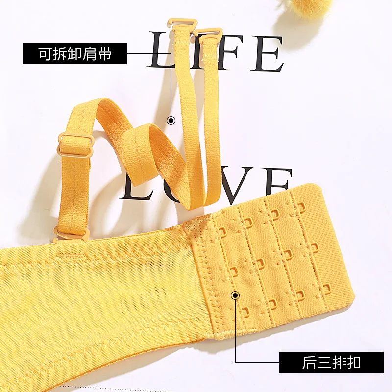 Бесшовный цельный бюстгальтер с кисточками, сексуальный кружевной бюстгальтер с цветочками, комплект беспроводного нижнего белья