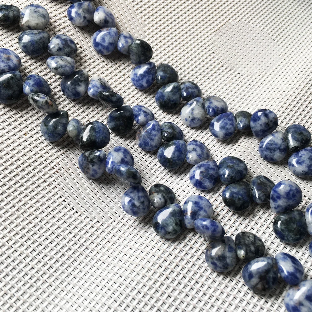 Sodalite Бусины в форме капли воды из натурального камня, Кристальные полуфабрикаты для самостоятельного изготовления ювелирных изделий, браслетов, ожерелий, аксессуаров - Цвет: Sodalite