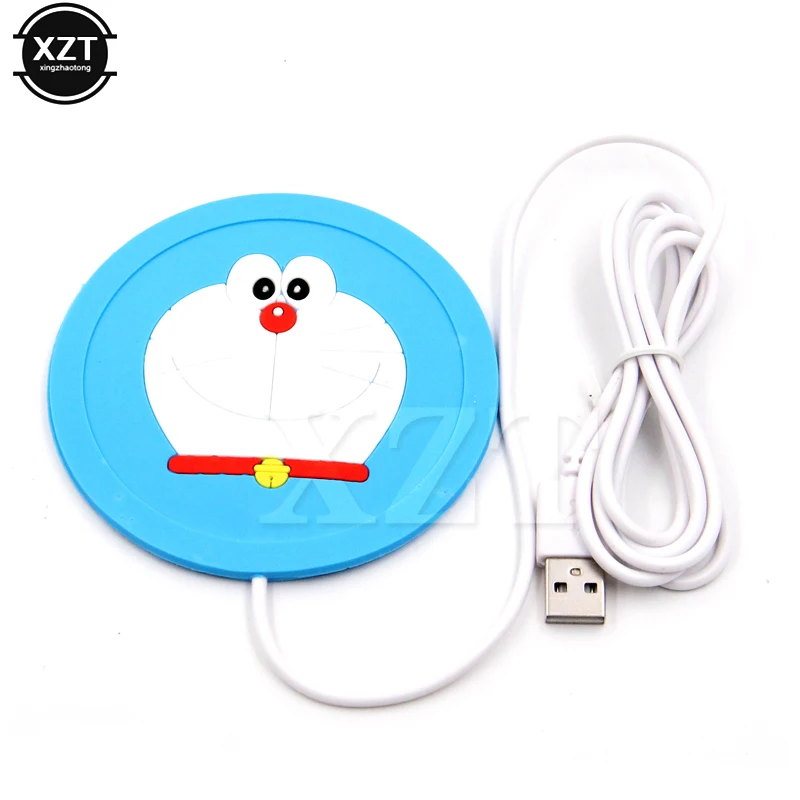 5V USB Warmer Silicone Heat Heater for Milk Tea Coffee Mug Cute Thermostatic Coaster Winter Heating Coaster usb heat warmer