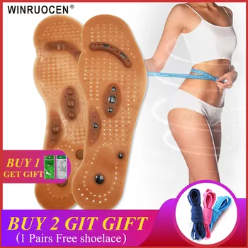 

Magnetic Therapy Slimming Insoles for Weight Loss Foot Massage Health Care Shoes Mat Pad Acupuncture Massaging Insole Sole