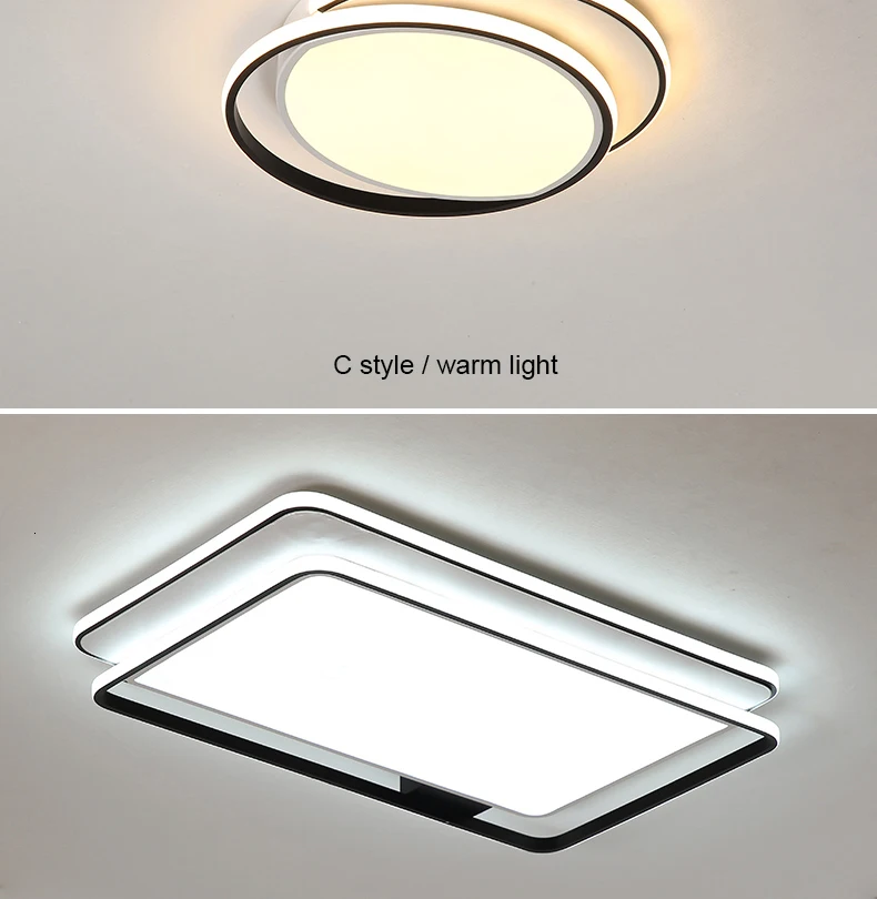 Chandelierrec AC85~ 265V для домашнего освещения потолочного лампов низкую Потолки современные светодиодные потолочные лампы для Гостиная Спальня