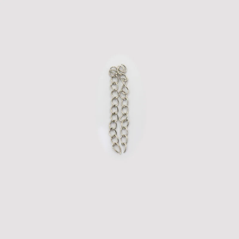 100 шт 5 7 см KC золото серебро Цвет Diy металлический конец хвост удлинительная цепь для изготовления ювелирных изделий ожерелье браслет аксессуары ручной работы