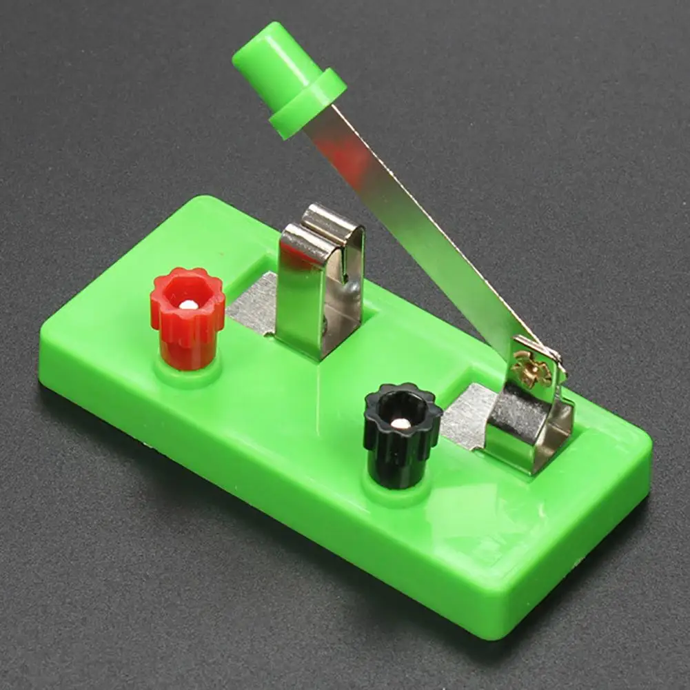 

Single Pole Throw Switch Laboratory Equipment Teaching Tool Education Kids Toy Light and durable teaching supplies durable