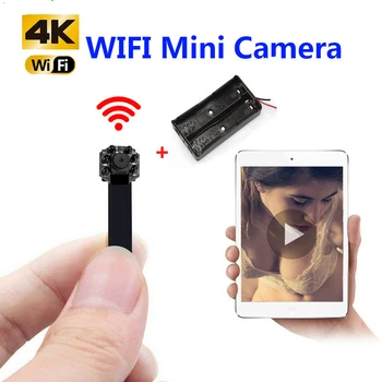 

1080P HD 4K WiFi IP Mini Camera P2P Portable Wireless Micro Webcam Home Security Night Vision IP Cam Camcorder Video Recorder
