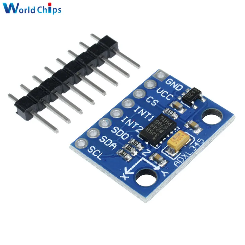 Цифровой 3 осевой датчик ADXL345 ускорения гравитации наклонная плата для Arduino