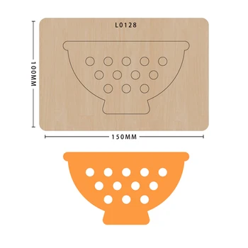 

Kitchenware knife mold mold wood die cutting die, model L0128, suitable for common die cutting machines on the market