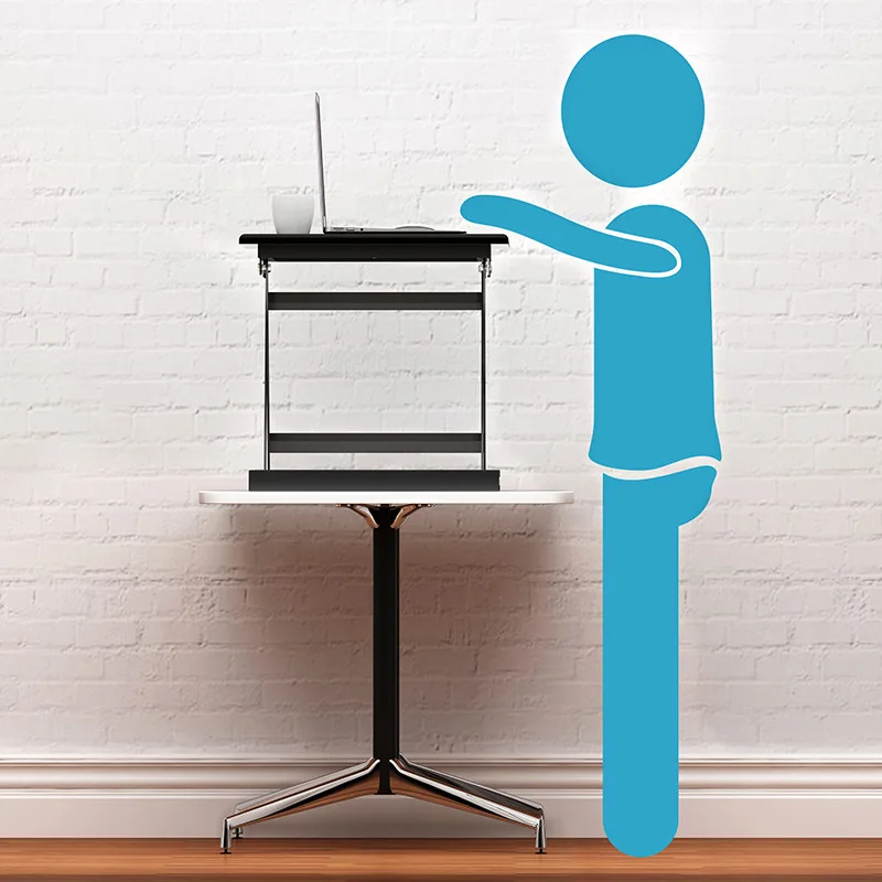 Регулируемая высота стоящий стол конвертер Складной подъемный ноутбук стояк