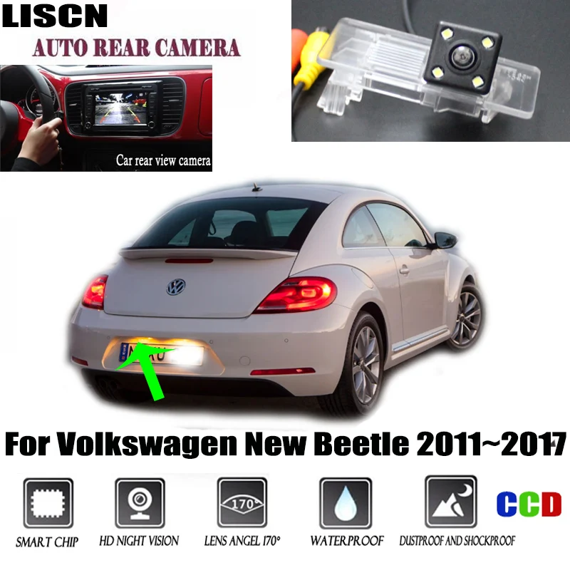 Автомобильная камера заднего вида для Volkswagen New Beetle 2011 2012 2013 2014 2015 2016 2017