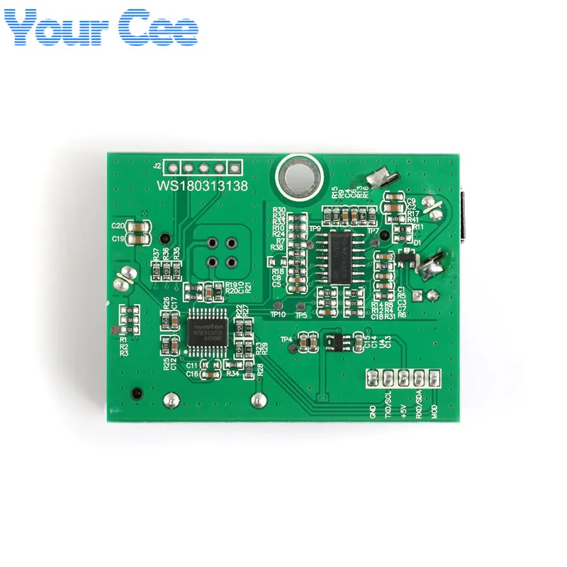ZPH02 Laser Dust Sensor PM2.5 Sensor Module PWM/UART Digital Detecting Pollution Air Pollution Dust for Household Purifiers VOC