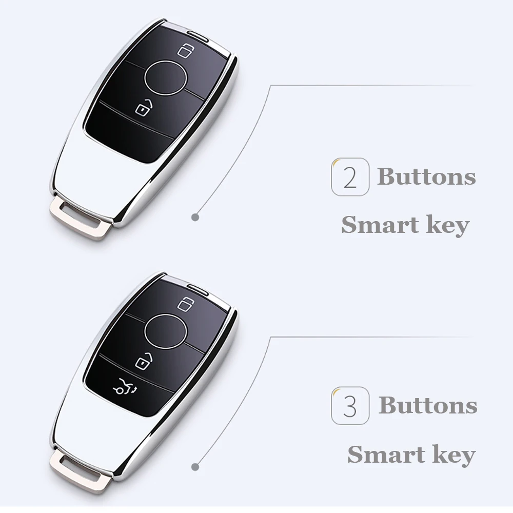 ТПУ автомобильный брелок для ключей для Mercedes Benz E Class W213 S class C Class Smart holder аксессуары