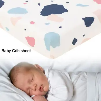 

Baby Crib Sheets Crib skirt Lightweight Soft Cotton Bedding 130*70*22 CM