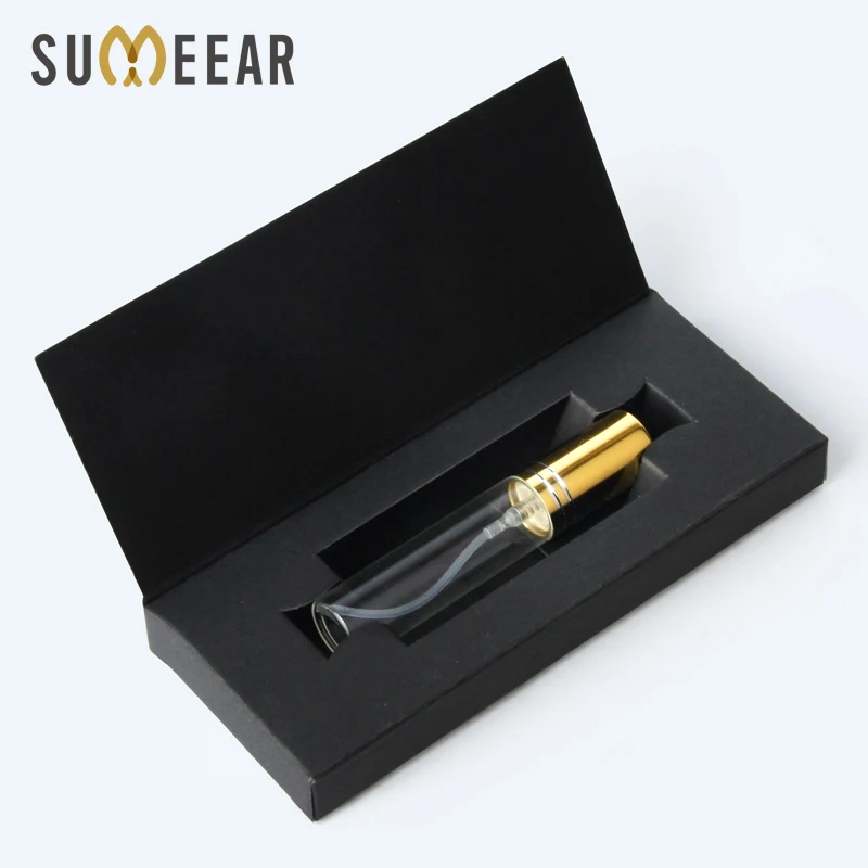 

12 pieces/lot 10ml perfume atomizer spray bottle package empty glass spray bottle Refillable Color sprinkler perfume bottle