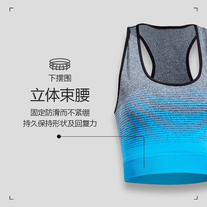 AliExpress Ebey Йога Быстросохнущий бюстгальтер с градиентом комплект Капри