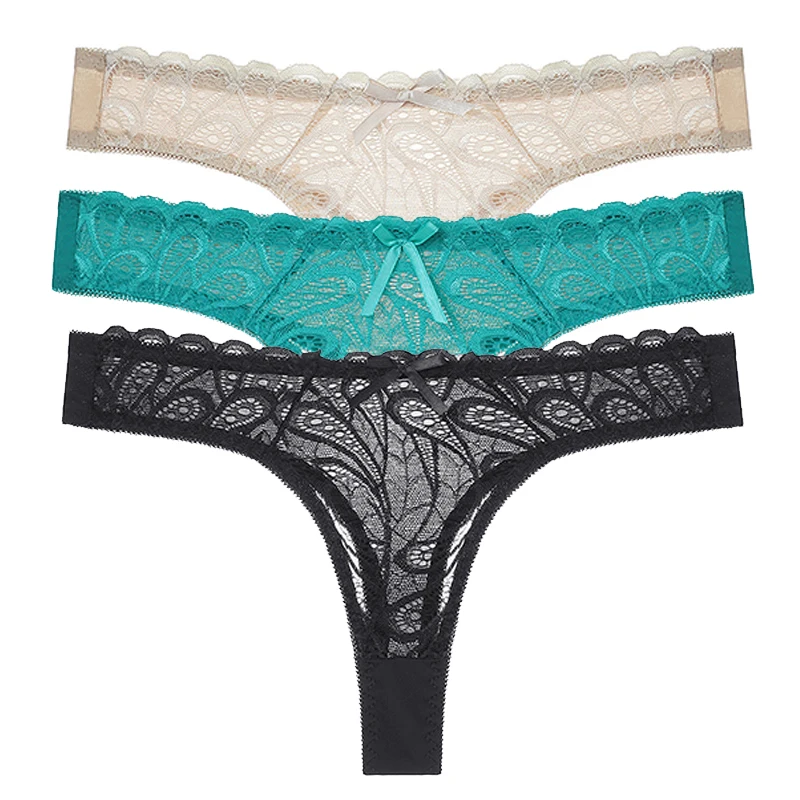 beige green black DKERT, Прозрачное нижнее белье для женщин, одноцветные, низкая посадка, сексуальные трусики, женские стринги, стринги, женские дышащие трусики - Цвет: beige green black