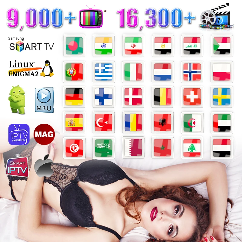 

IPTV Europe Germany Nederland Arabic IPTV XXX Spain M3U 1 Year 4K Poland Smart IPTV Sweden Denmark israel IP TV NO APP include